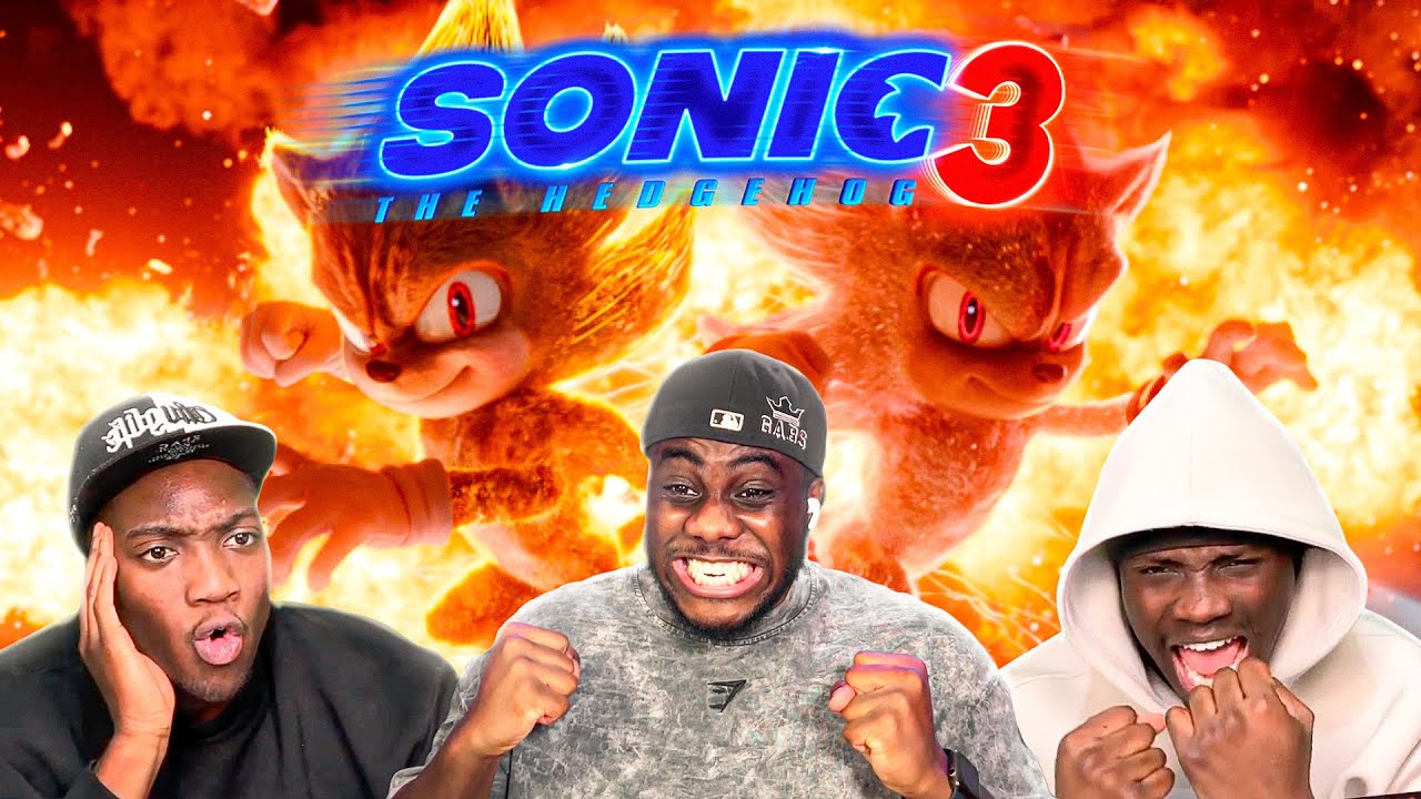 First Time Reacting To SONIC THE HEDGEHOG 3!!! BLIND GROUP REACTION | SONIC VS SHADOW WAS INSANE!!!!
