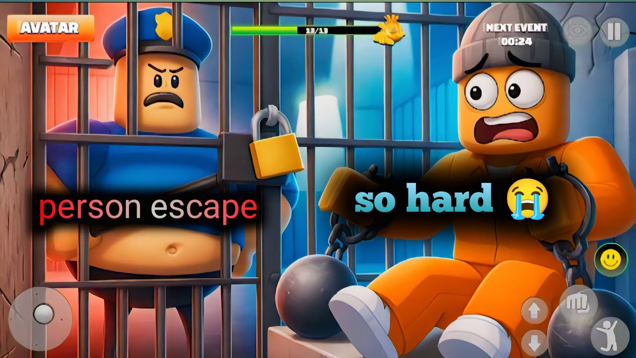Person escape in Roblox 😭😨😱