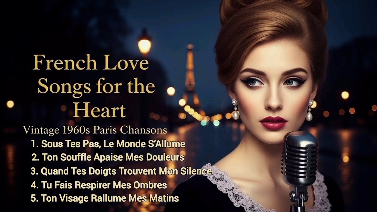 Soft French Love Songs for the Heart 💋 Vintage 1960s Paris Romance Playlist