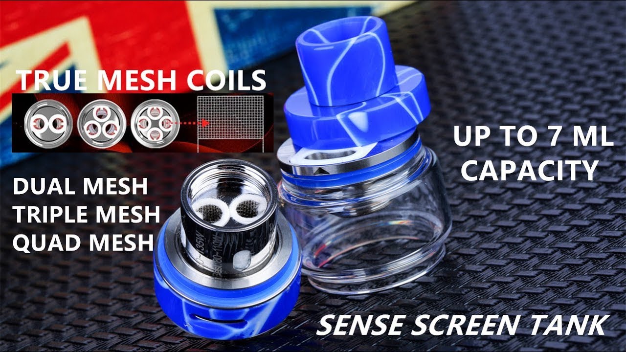 Sense Screen Subohm Tank | Probably the best tank with REAL mesh coils