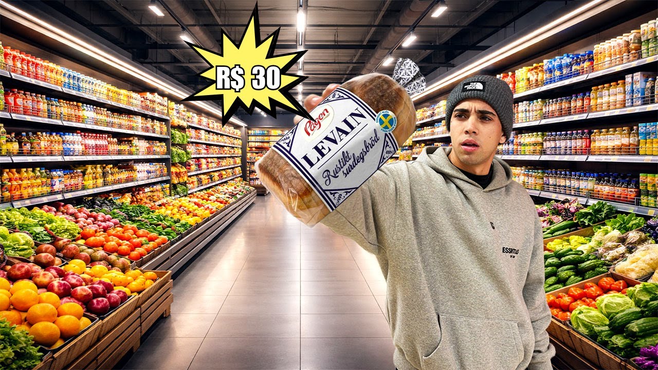 Quanto custa FAZER O MERCADO na Suécia? Lidl em Malmö 🇸🇪