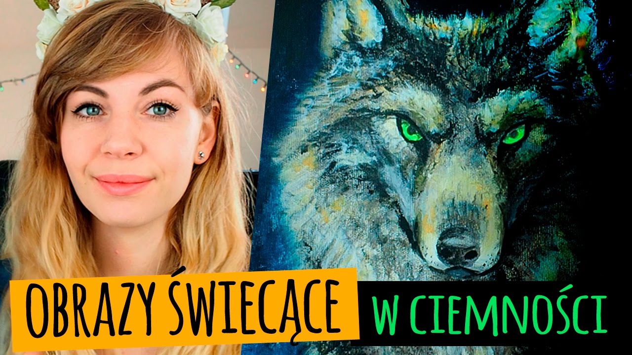 Obrazy świecące w ciemności 🎨 Olsikowa maluje #44