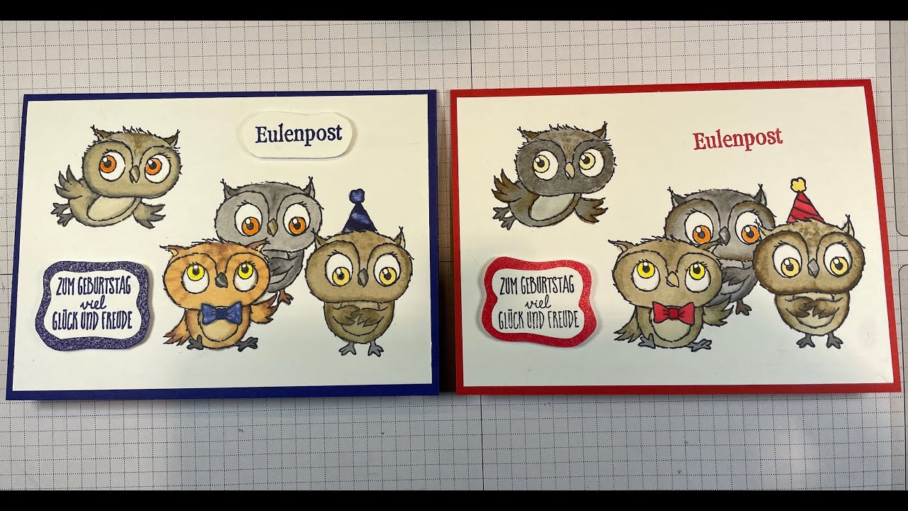 Geburtstagskarte mit dem Set 