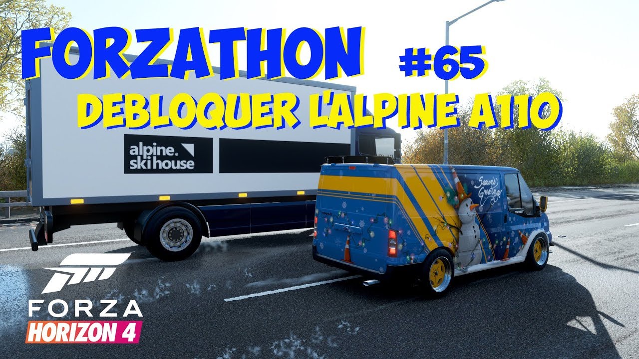 Forza Horizon 4 Forzathon   Débloquer l'Alpine