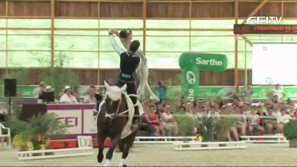 FEI World Vaulting Championships 2012 - Le Mans - Pas de Deux
