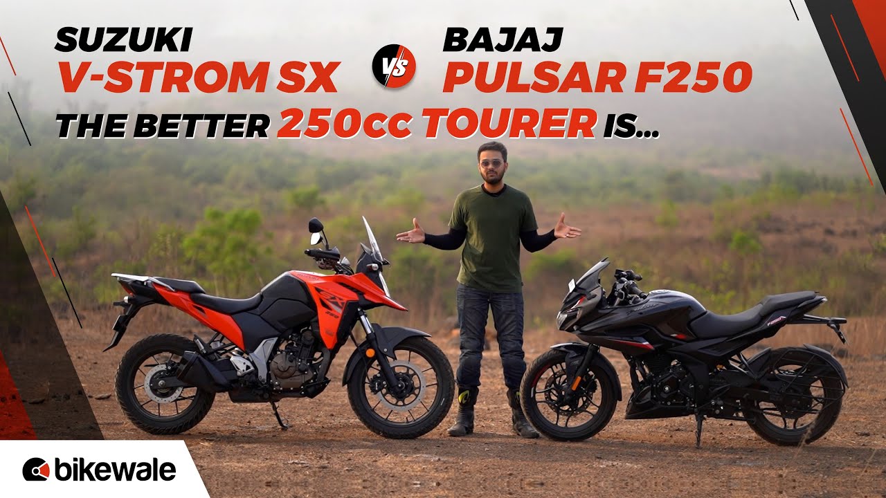 Suzuki V-Strom SX 250 Vs Bajaj Pulsar F250 Comparison Review | Which One Should You Buy? | BikeWale