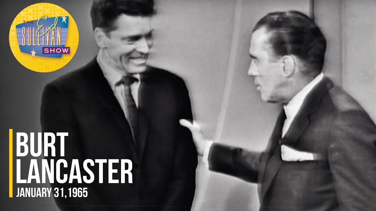 Burt Lancaster Grew Up In East Harlem & Became A Celebrated NYU Dropout | The Ed Sullivan Show