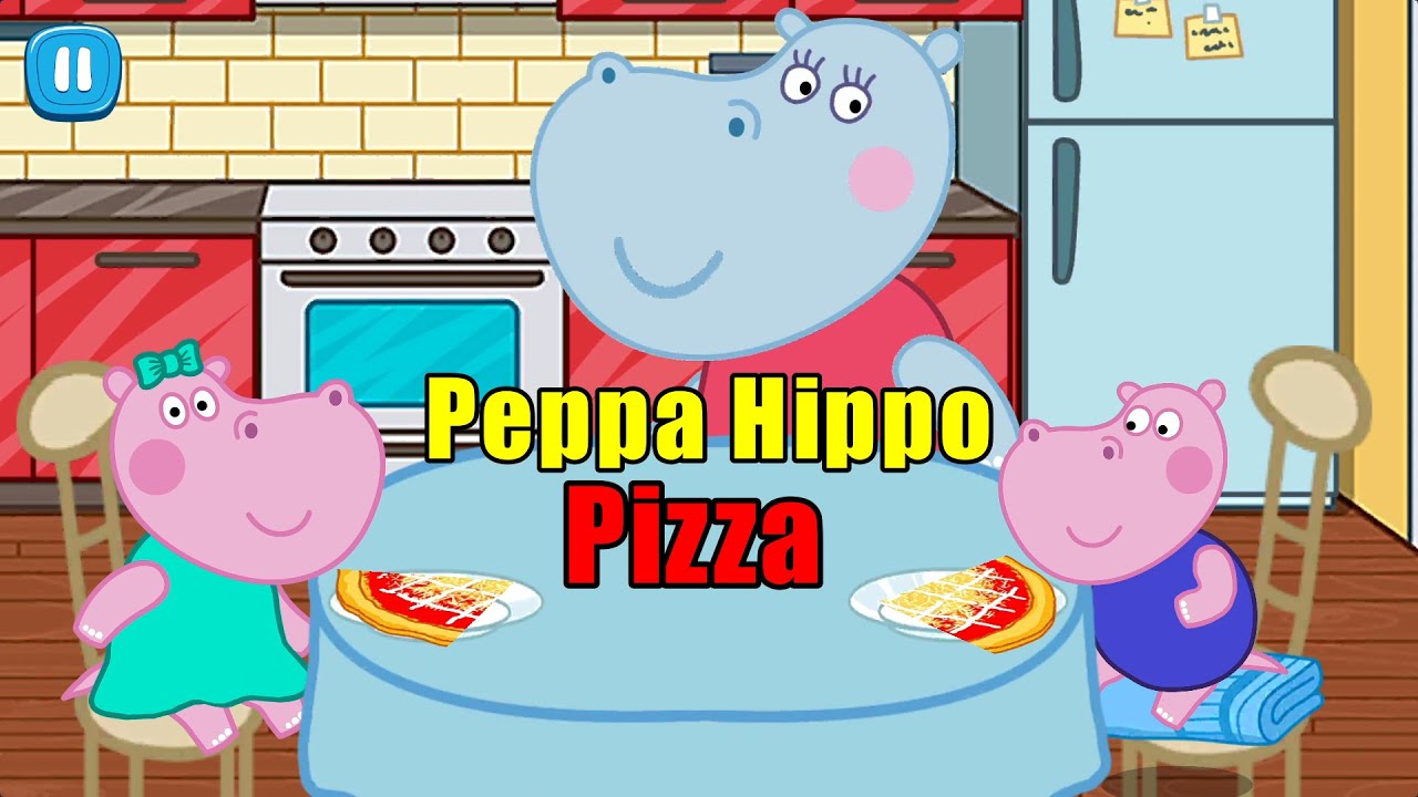 Peppa Pig Pizza Making - Peppa Hippo