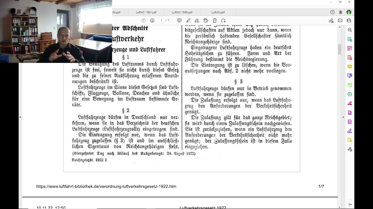 Selbststudium Luftverkehrsrecht Teil 1