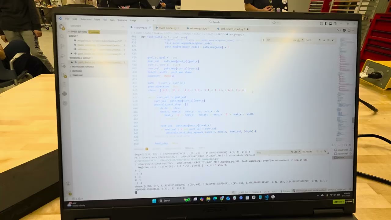 LAB 5 - PATH PLAN ALGORITHM