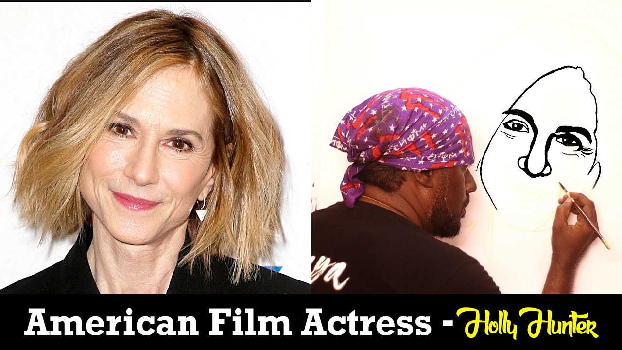 How to Draw Holly Hunter American film actress #Shorts - Udhaya Speed Painting