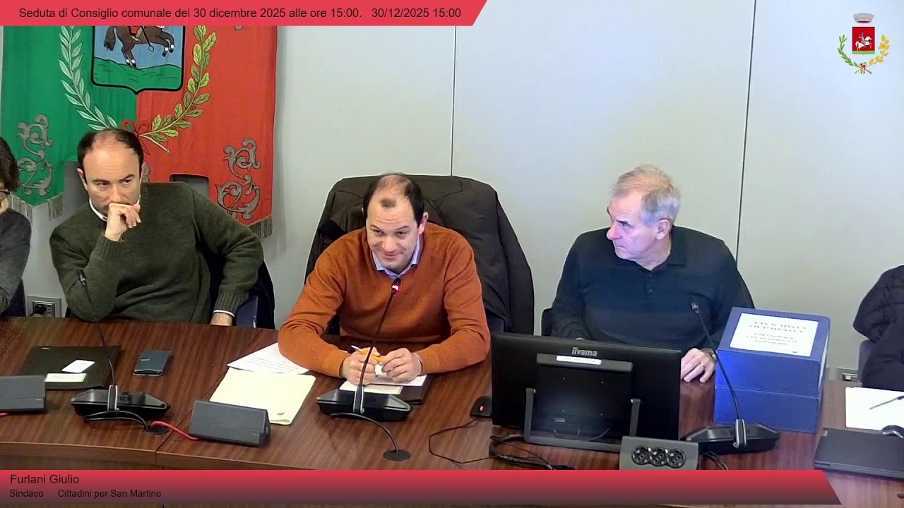 Seduta di Consiglio Comunale del 30/12/2025