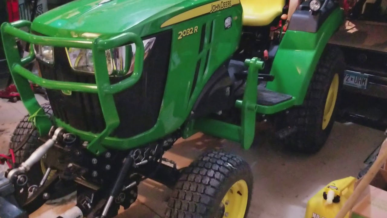 2017 John Deere 2032R what is correct engine rpm?