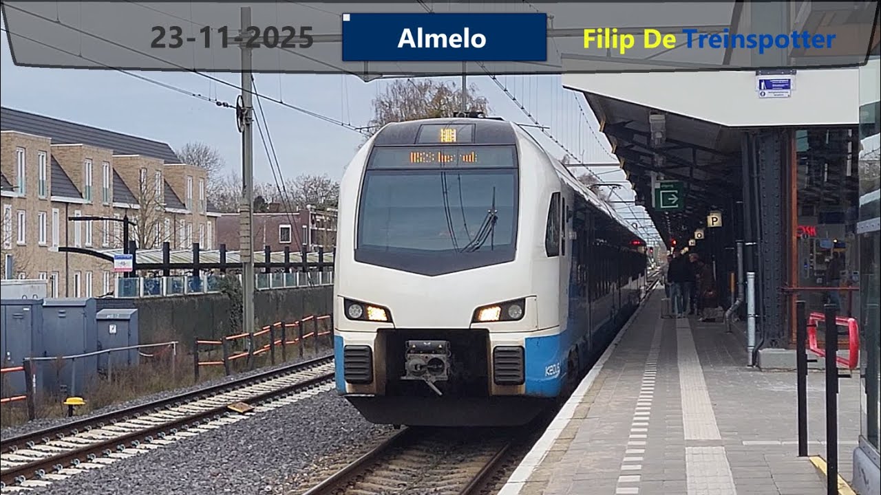 Treinen op station Almelo - 23 november 2025
