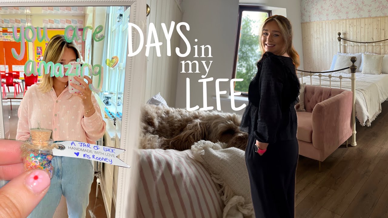 wardrobe declutter, house updates & last day of school // days in my life