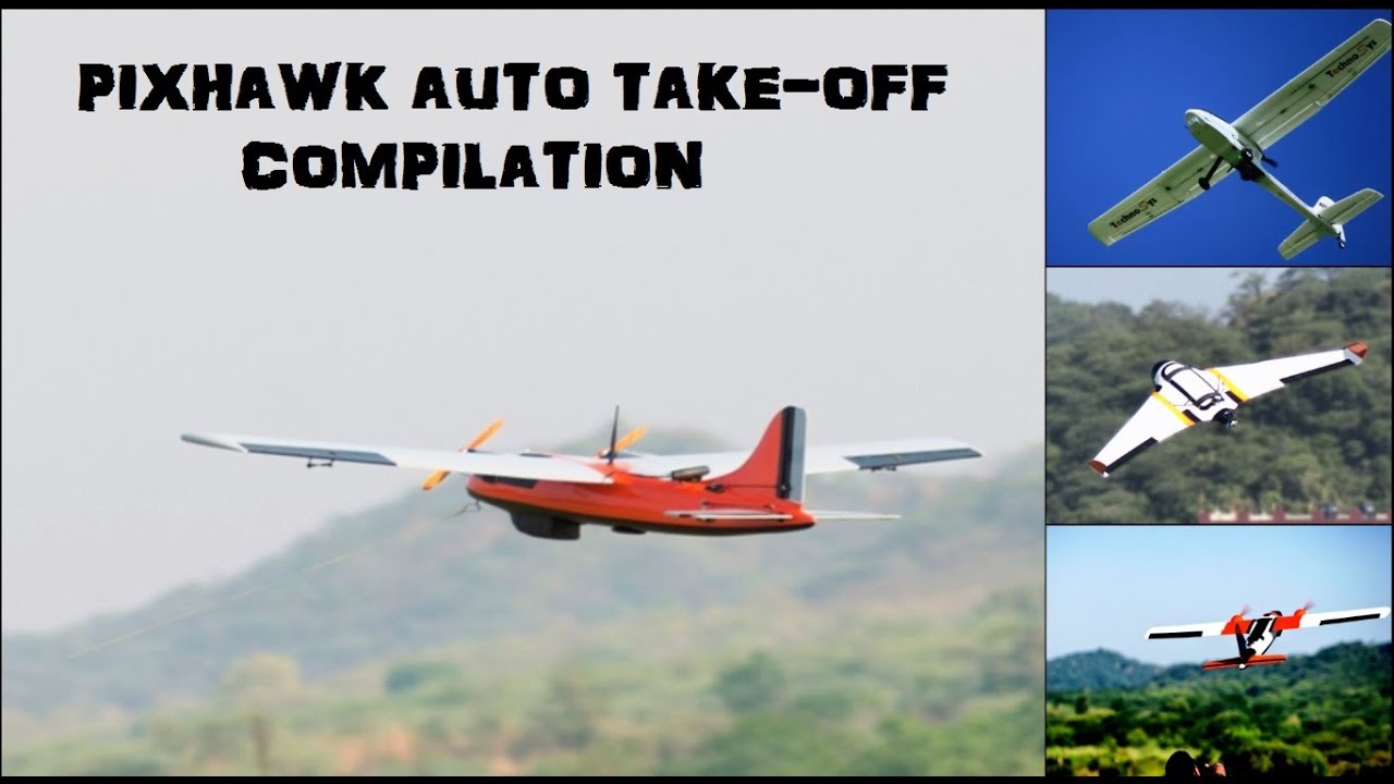 Pixhawk Auto Take Off Compilation - Arduplane
