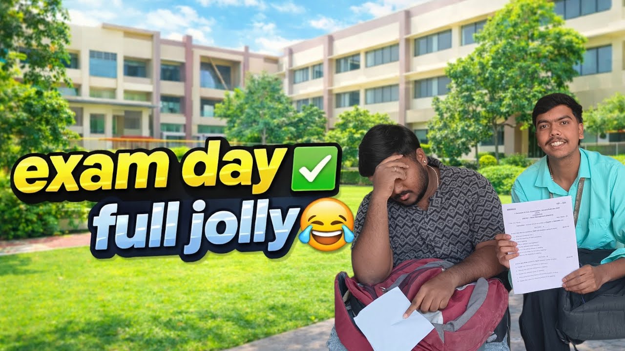 Exam day 😂 ಚೇತನ್ ಓದಿರೋ question ಕೊಟ್ಟಿಲ್ಲ 😂😂😂