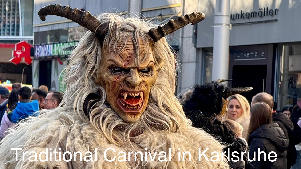 German traditional Carnival in Karlsruhe. 2025. Fastnachtsdienstag