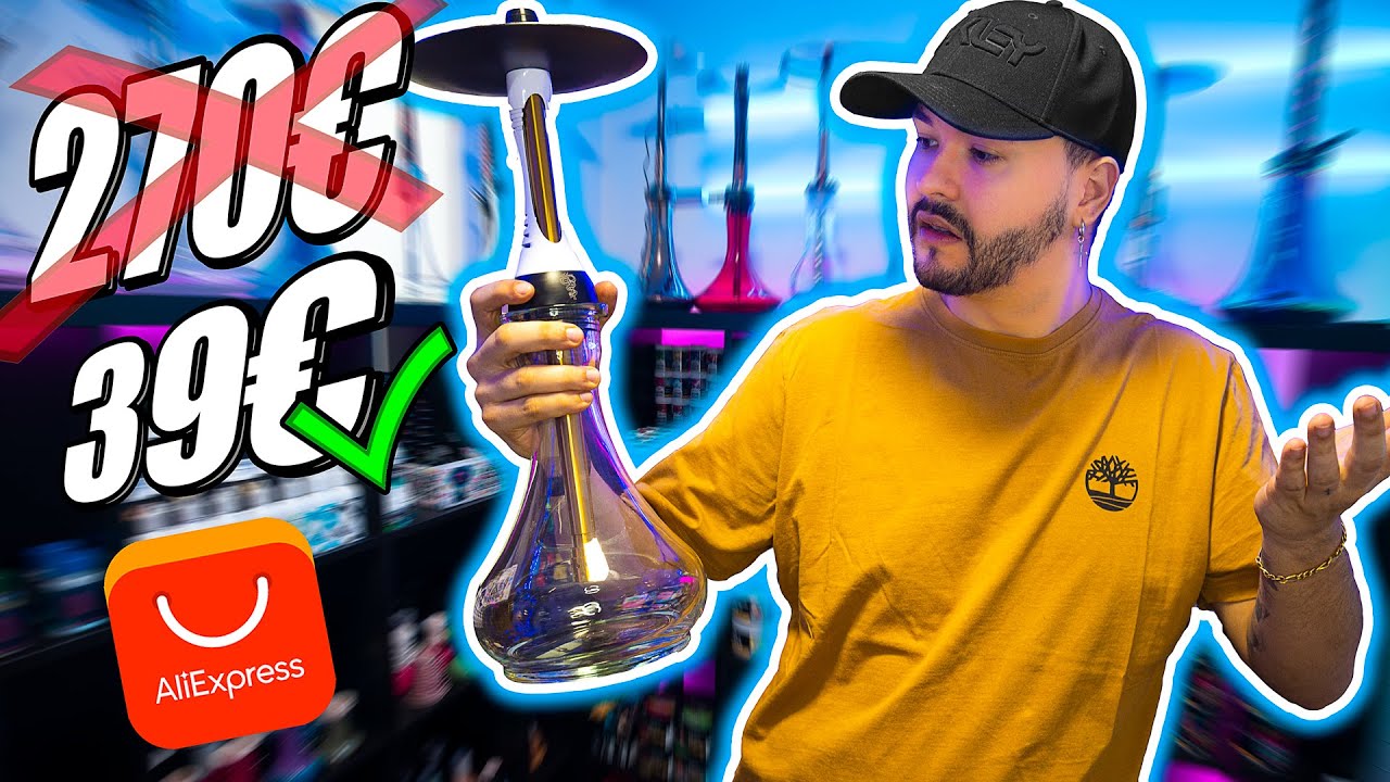 COMPRÉ UNA CACHIMBA FALSA EN ALIEXPRESS | ALPHA MODEL S FAKE | ¿SERÁ BUENA? | RUT SHISHAS