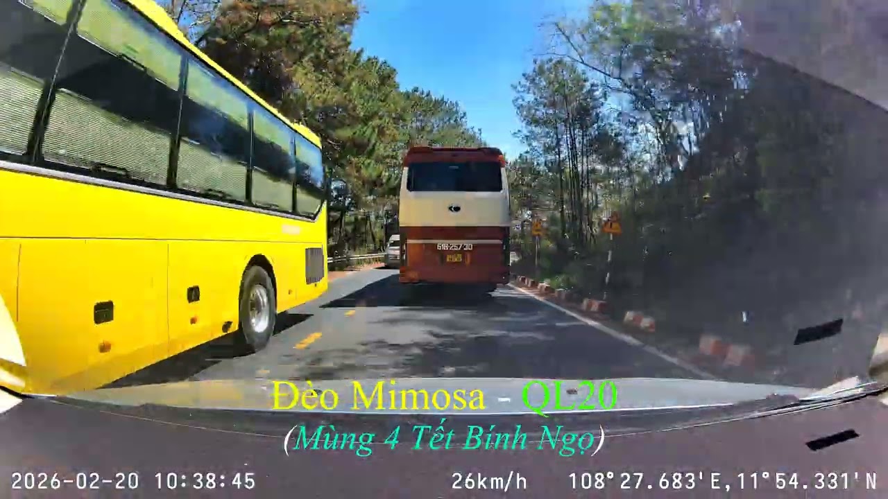 Đèo Mimosa, QL20 - Mùng 4 Tết Bính Ngọ 2026! (9km)