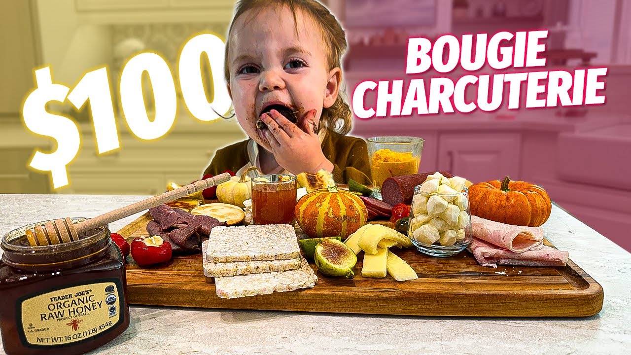 SPOILING Our BABY with a $100 Trader Joe's Charcuterie Platter