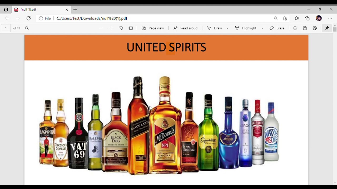United Spirits Limited | Alchohol and beverage stock | McDowell&rsquo;s No.1