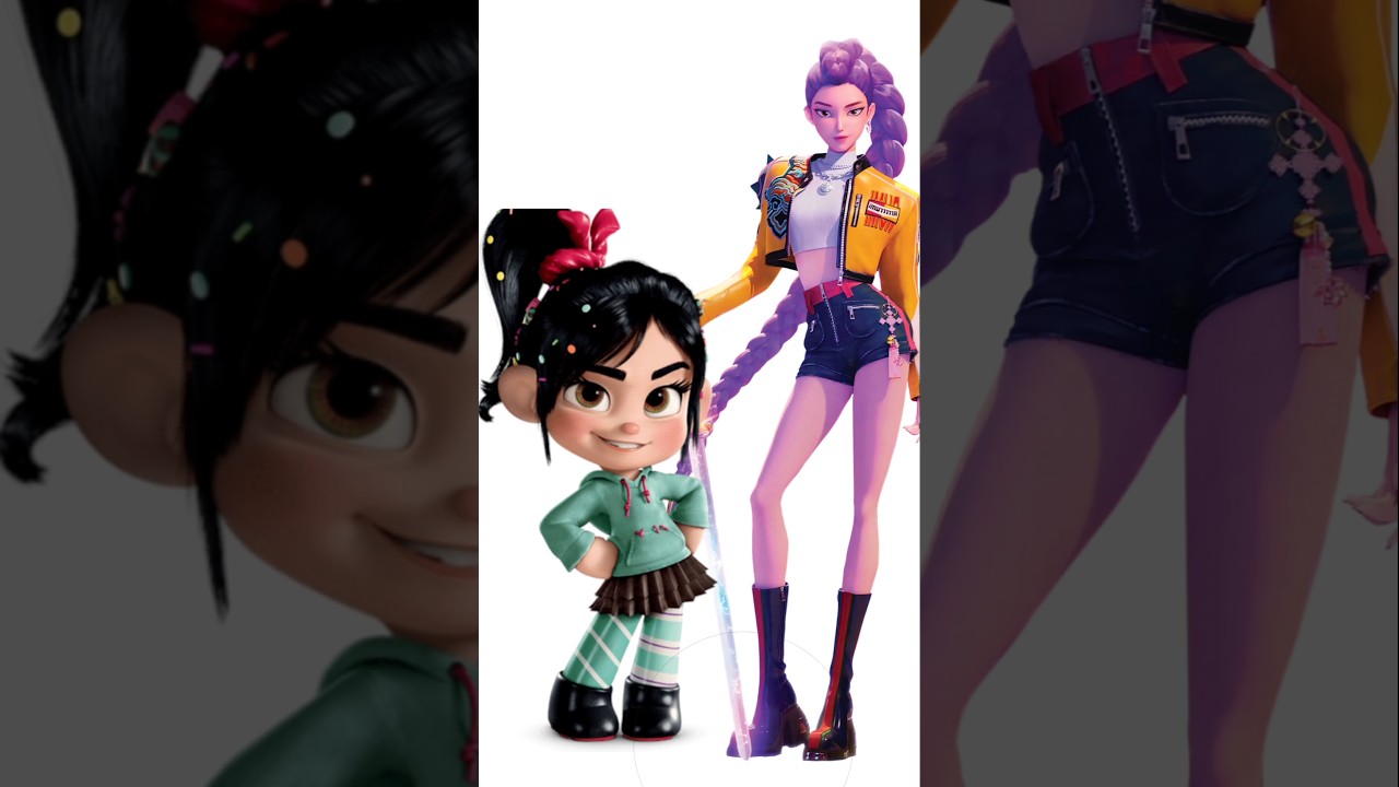 Vanellope as Rumi - kpop demon hunters #kpopdemonhunters #digitalart