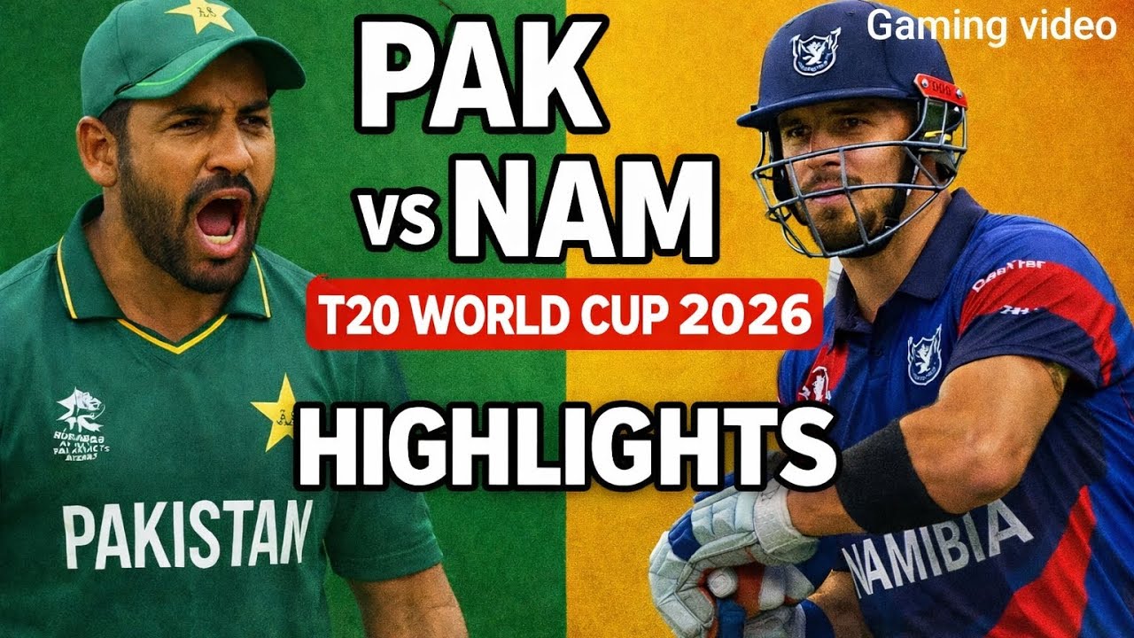 Pakistan vs Namibia highlights Gaming video WCC3 Fs legend gaming 