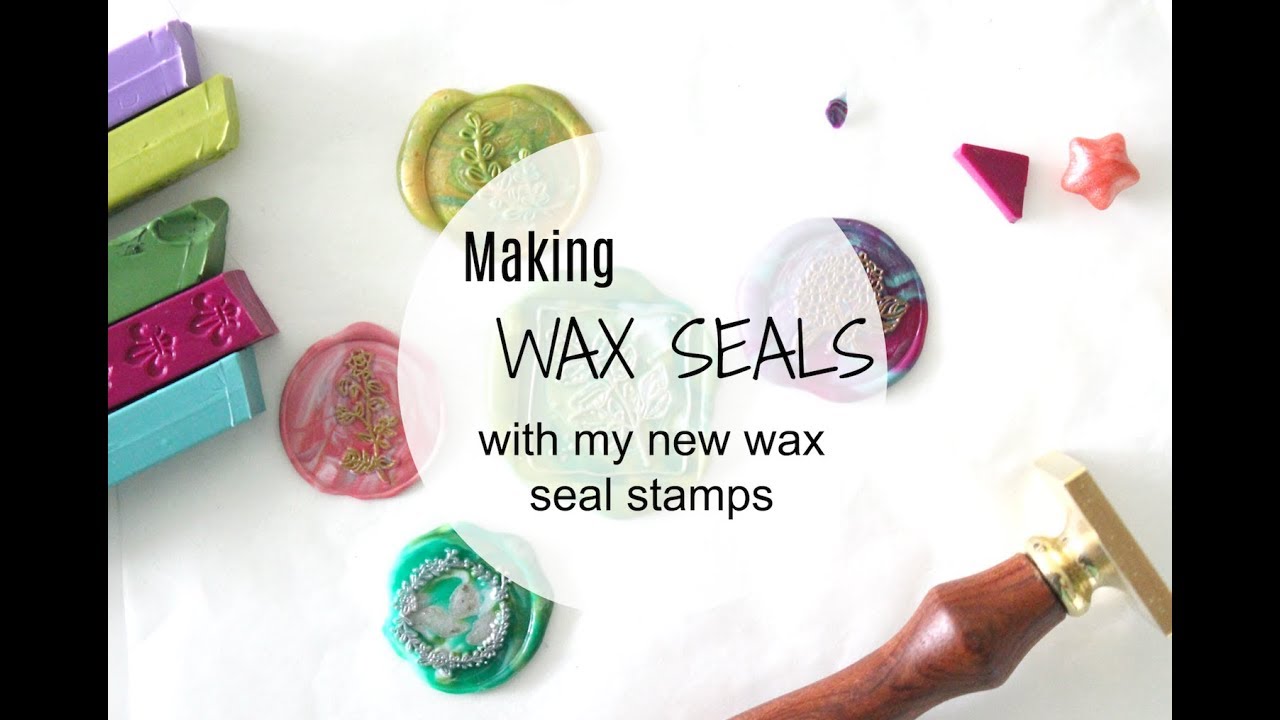 Making Wax Seals with my new Wax Seal Stamps | Wax Seal Video