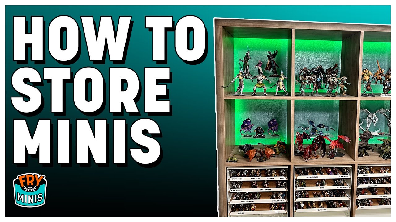 Ultimate Tabletop Mini Storage and Organization - How to Sort Minis