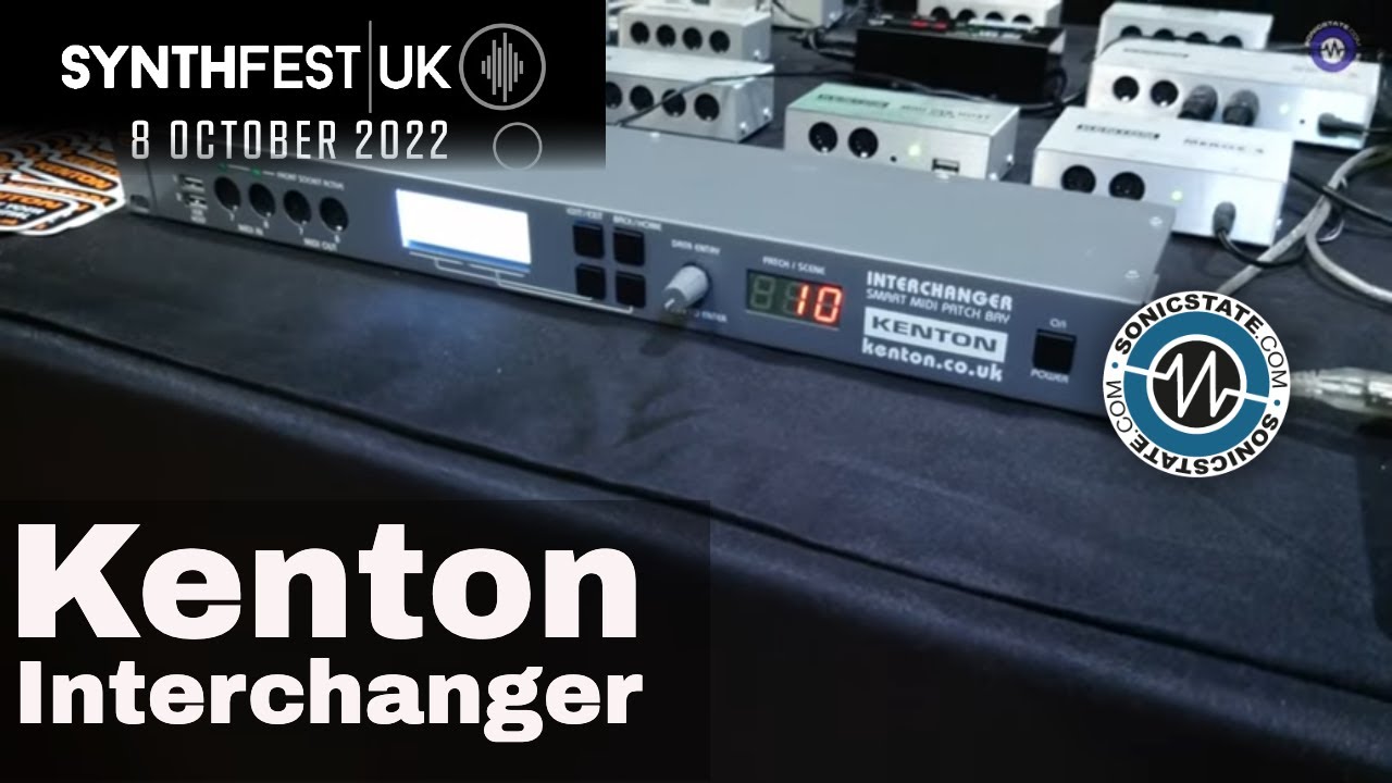 Synthfest UK 22:  Kenton - Smart MIDI Patchbay