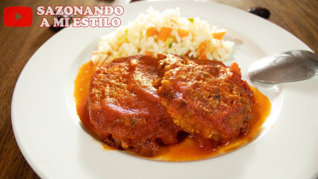 Tortitas de Coliflor con Atún en Salsa de Chile Morita