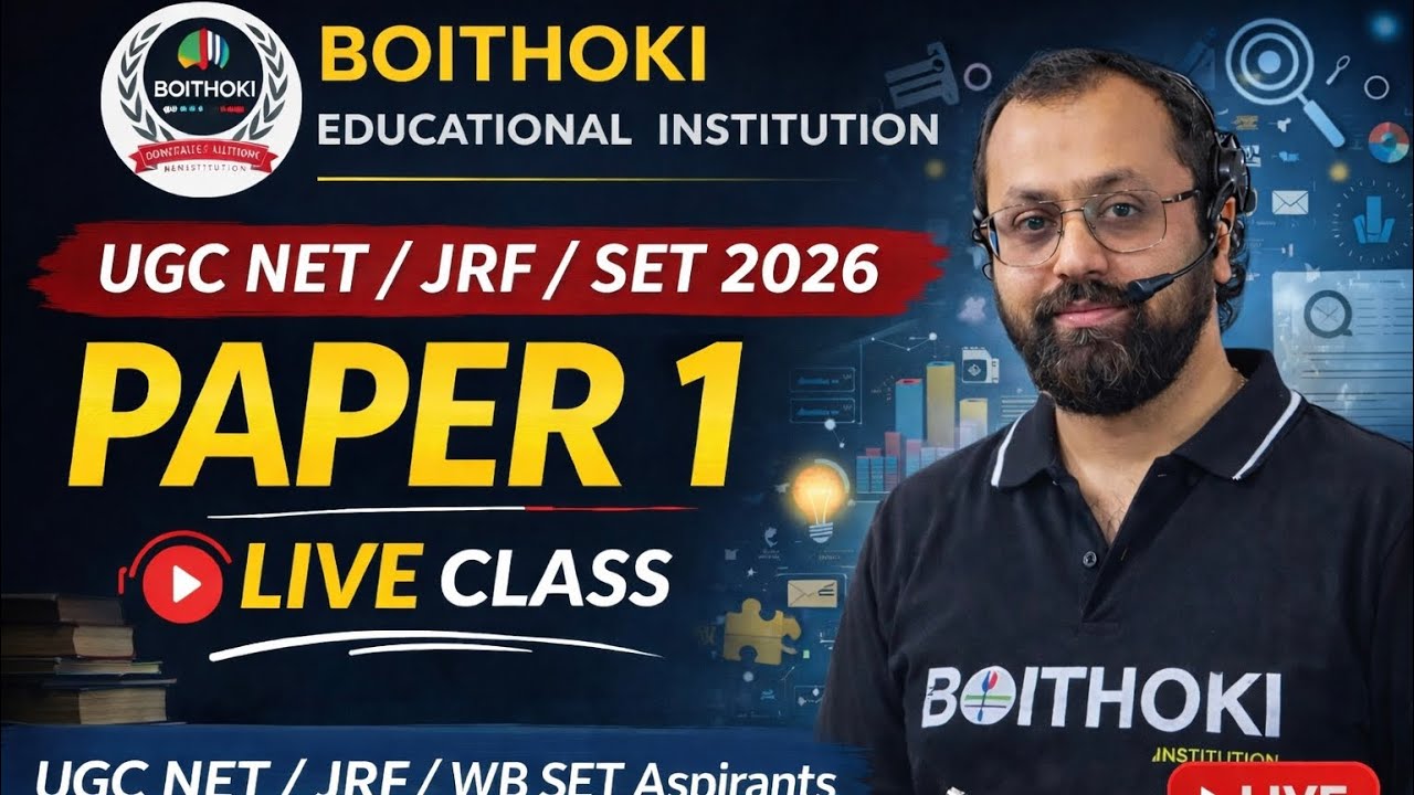 LIVE Class UGC NET Paper 1 | NET JRF & SET Paper 1