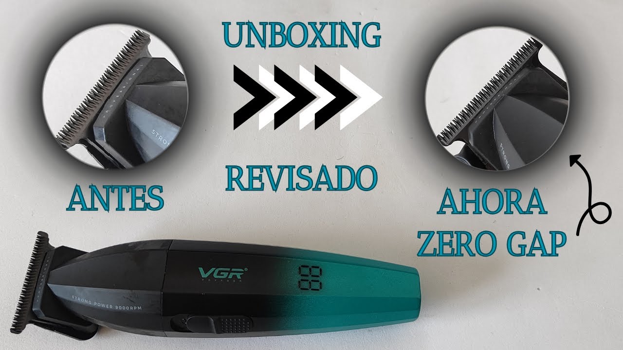 TRIMMER VGR V-906 UNBOXING 💈REVISADO COMPLETO Y TODO LO QUE DEBES SABER  ACERCA DE ESTE TRIMMER VGR.