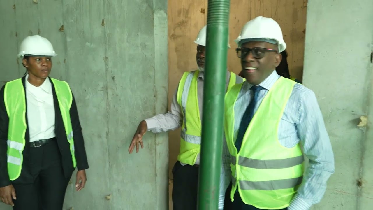 Cabinet Tours Halls of Justice Under Construction - Saint Lucia