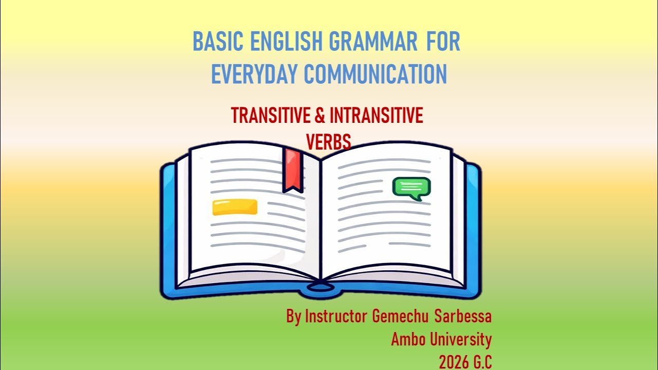 Transitive & Intransitive Verbs