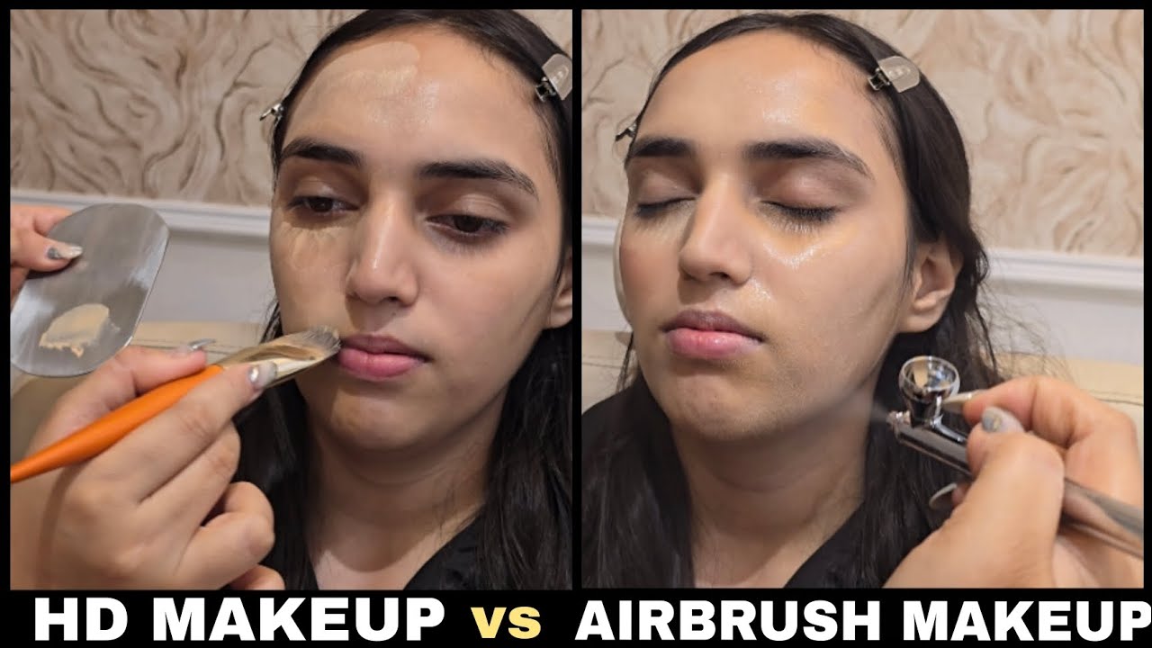 AIRBRUSH vs HD MAKEUP