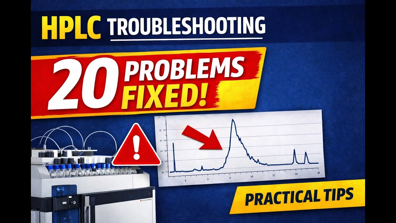 Top 20 HPLC Troubleshooting Problems | Causes, Remedies & Real Lab Tips