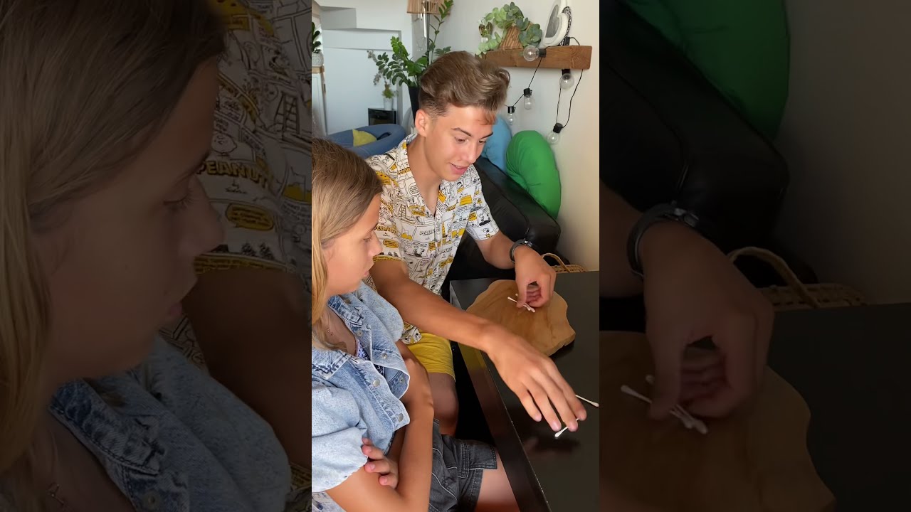 Un TRUCO GENIAL &iquest;Qui&eacute;n ganar&aacute; los 50&euro; ? Reto viral Mika Sofi #shorts
