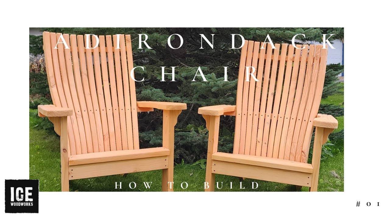 How to build the Adirondack Chair designed by Kings Fine woodworking