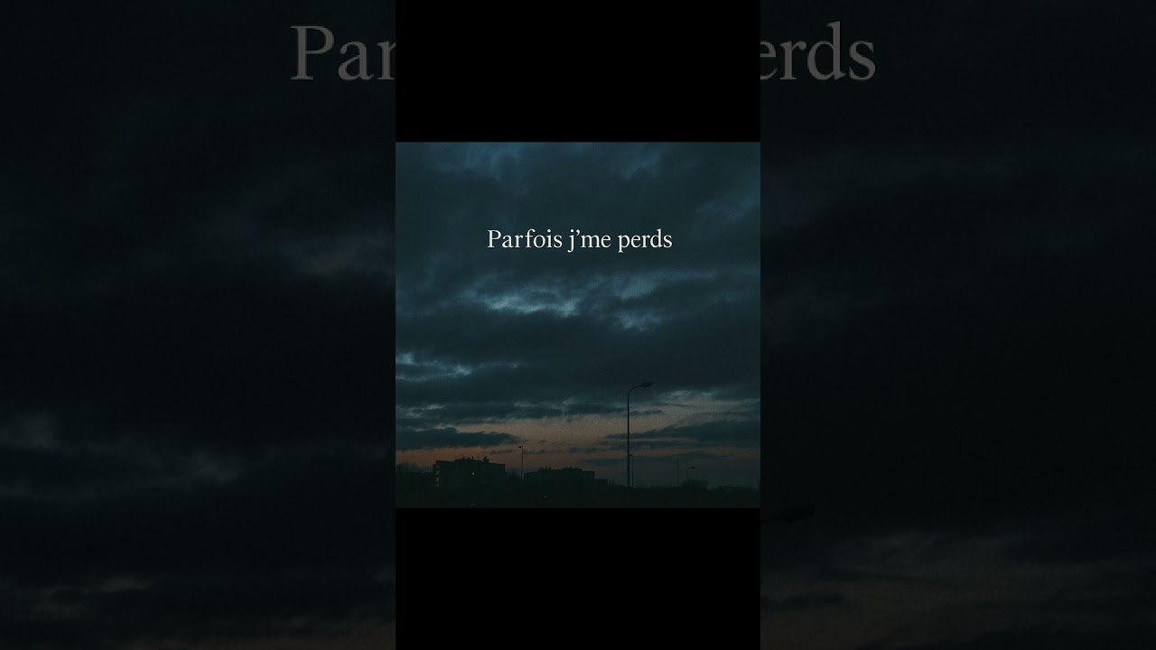 Parfois j’me perds #pourtoi #RapFrançais #ParfoisJeMePerds #RapMélancolique #cloudrap #emotionalrap