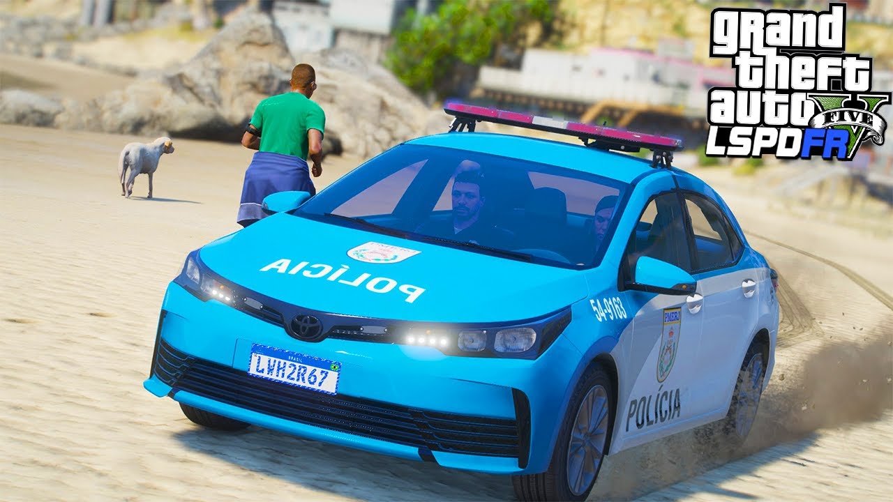 CAMARADA CHEIO DE FLAGRANTE CHAMA A PM E ACABA PRESO! - PMERJ - GTA 5 ROTINA POLICIAL