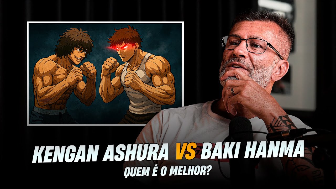 ISSO NÃO EXISTE NA VIDA REAL - Rangel Farias Reage ao Anime  Baki Hanma vs Kengan Ashura