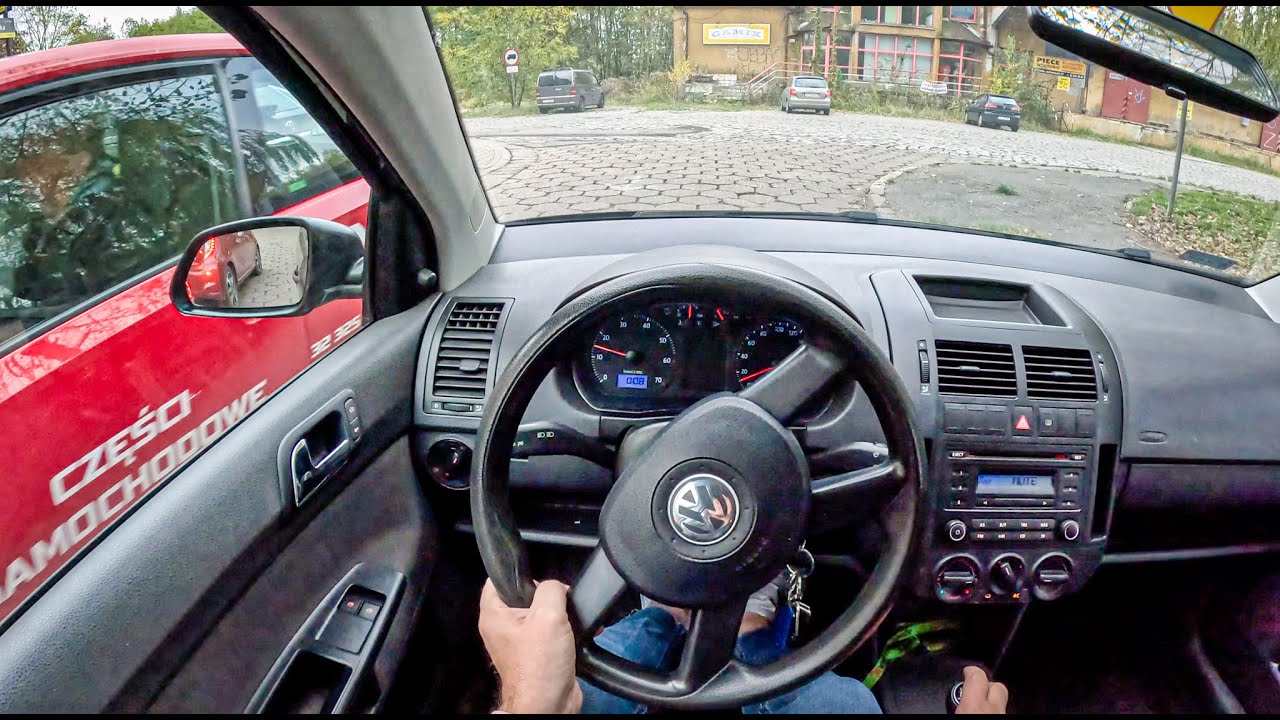 2006 Volkswagen Polo IV [1.2 i 54HP] |0-100| POV Test Drive #1875 Joe Black