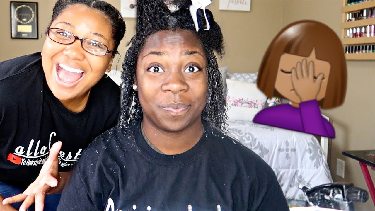 allofdestiny Tried Her Curly Hair Routine on My Hair | SISTER DOES MY HAIR!