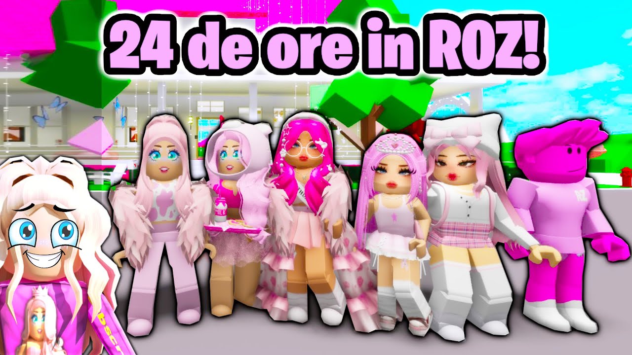 24 de ore in culoarea ROZ pe Brookhaven Roblox