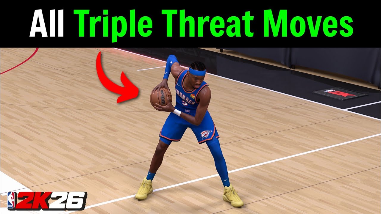 NBA 2K26: How to Do Triple Threat Moves (Full Guide)