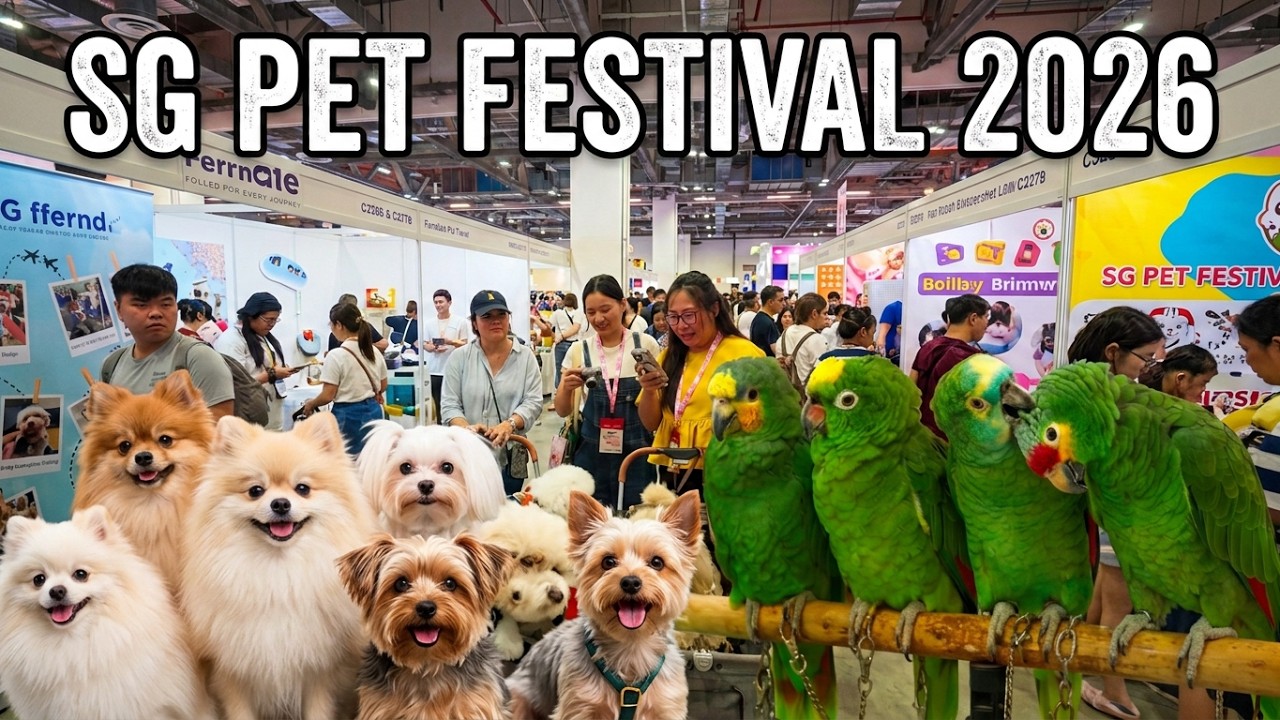 🐶🦜🐱 SG Pet Festival 2026 | Largest Pet Event in Singapore | DJI Osmo Pocket 4P HDR Spatial Audio