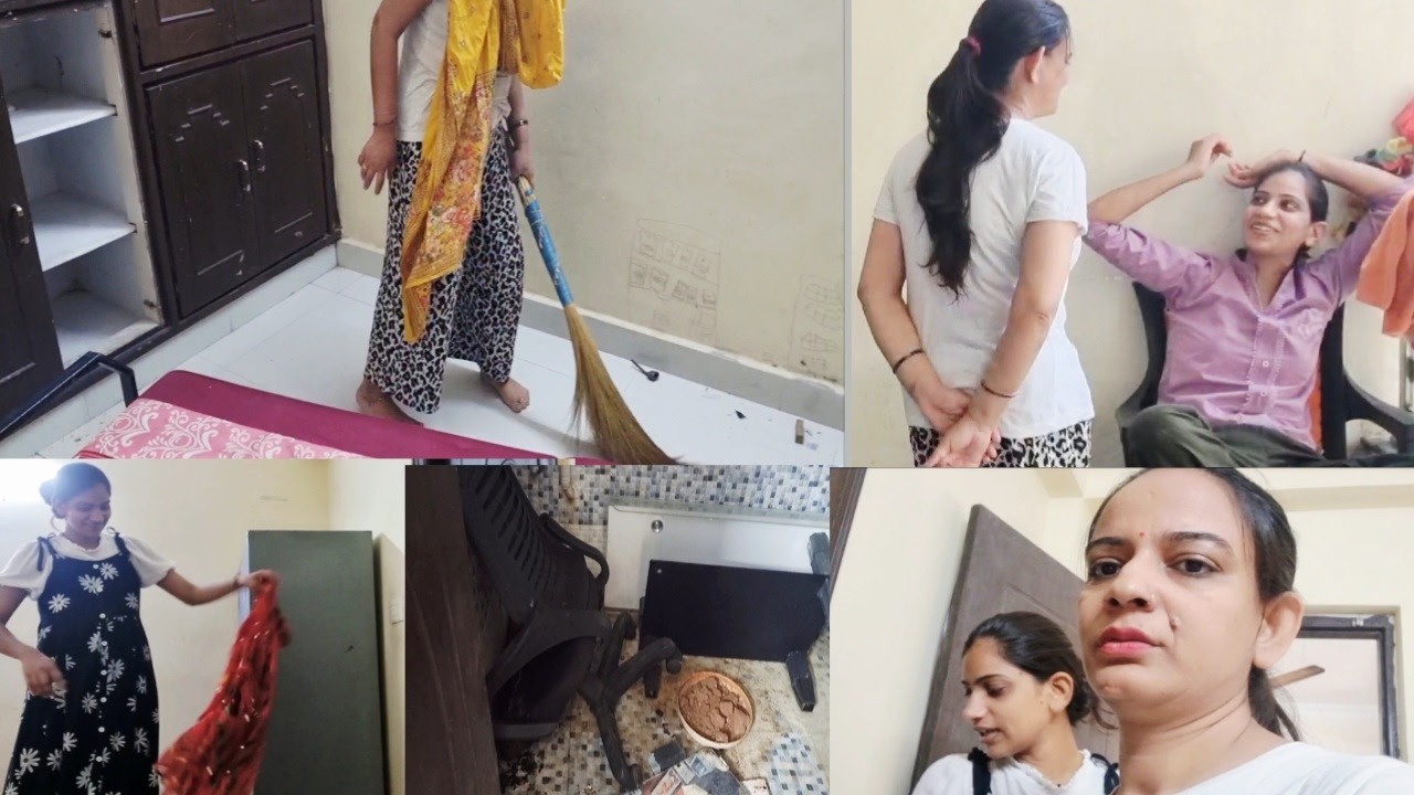 👏नंदिनी के कहने पर घर खाली करना पड़ा बहुत मेहनत लगी😳इतना गन्दा छोड़कर जायेगें तो लोग क्या बोलेंगे😱