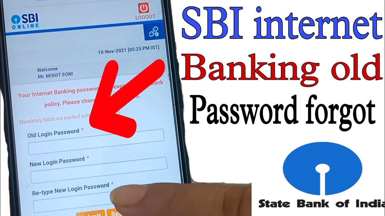 sbi internet banking old password forgot! sbi net banking ka old password kaise pata kare